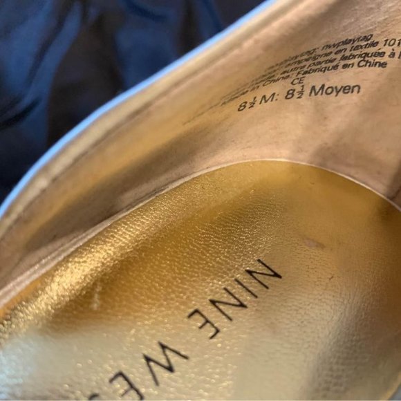 Nine West white satin heels - Picture 4 of 4